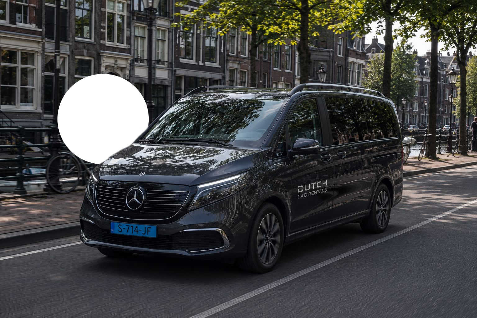 Mercedes EQV 2020-2024 elektrische taxi van