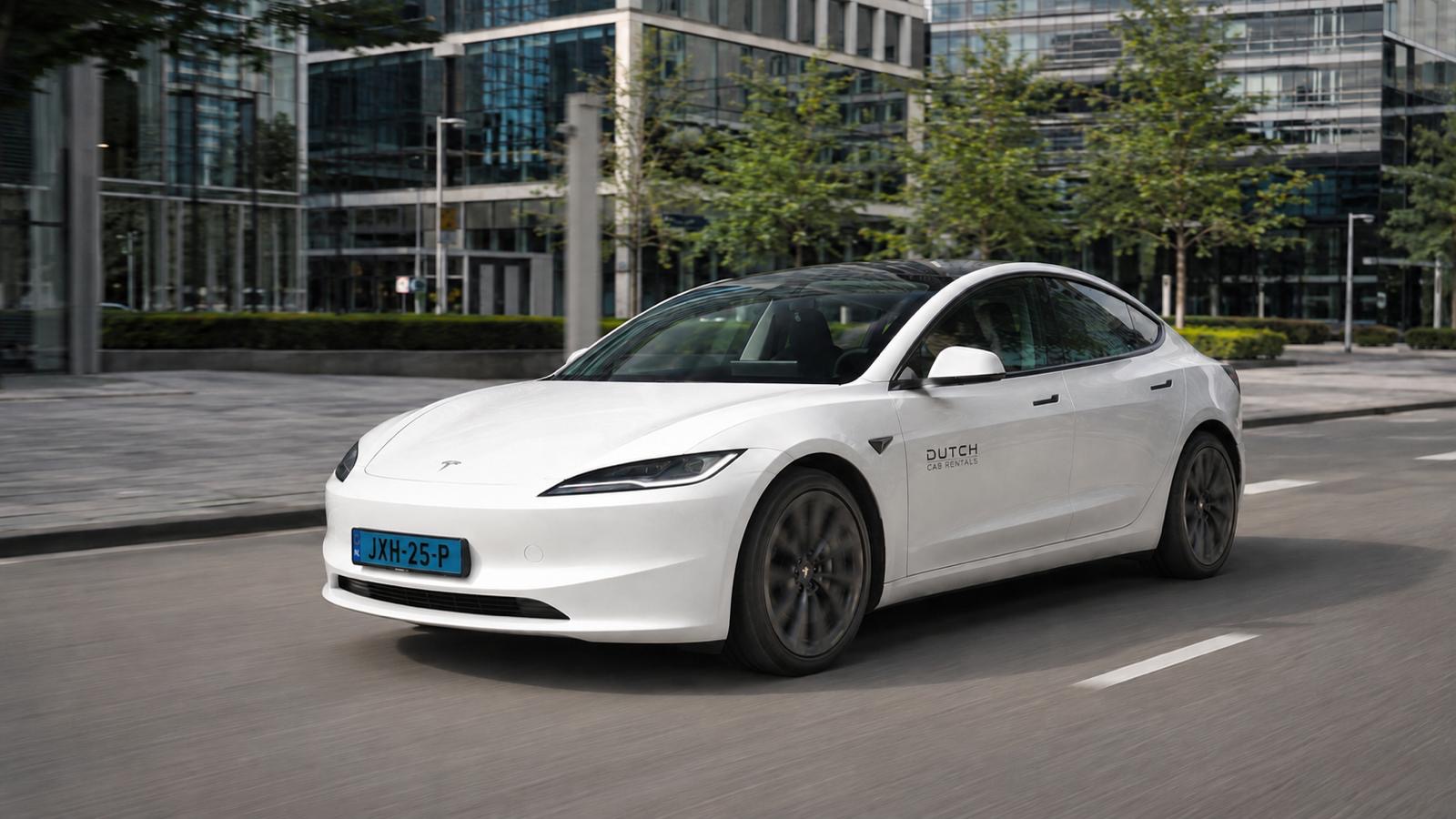Tesla Model 3 2026 taxi-ready elektrische sedan